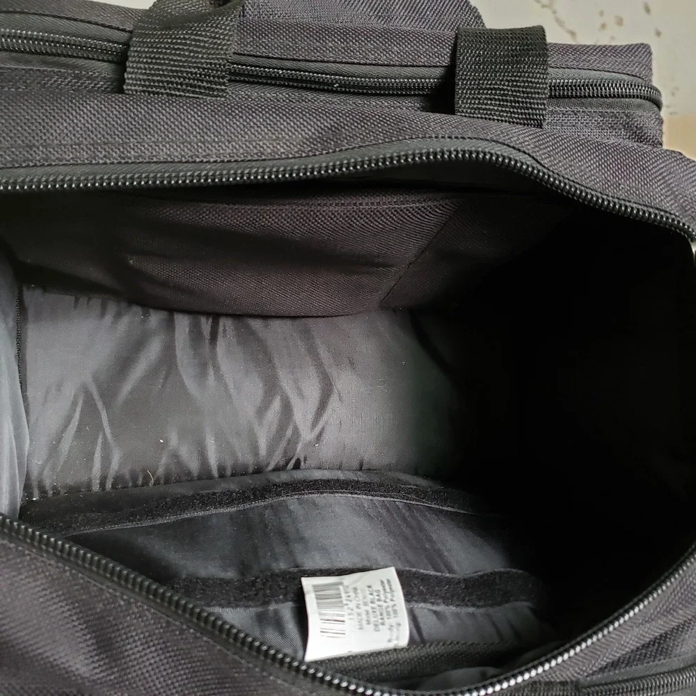 Bulldog Deluxe Range Bag Black Shooting w/ Strap 13